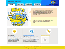 Tablet Screenshot of kidscorner.com.br