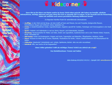Tablet Screenshot of kidscorner.ch